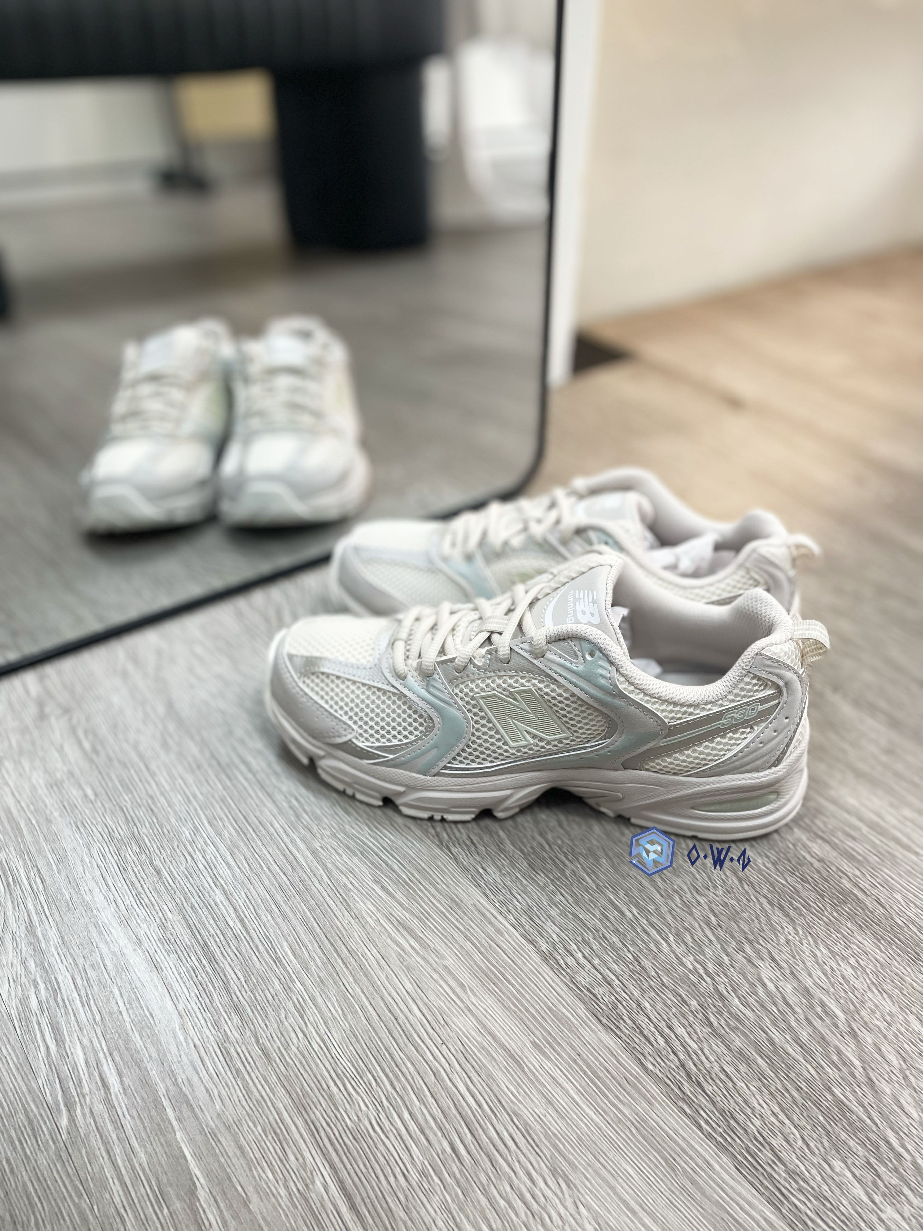 【OWN】New Balance 530 球鞋 休閒 慢跑 運動 透氣 舒適 不分男女 奶茶 藍 MR530AA1