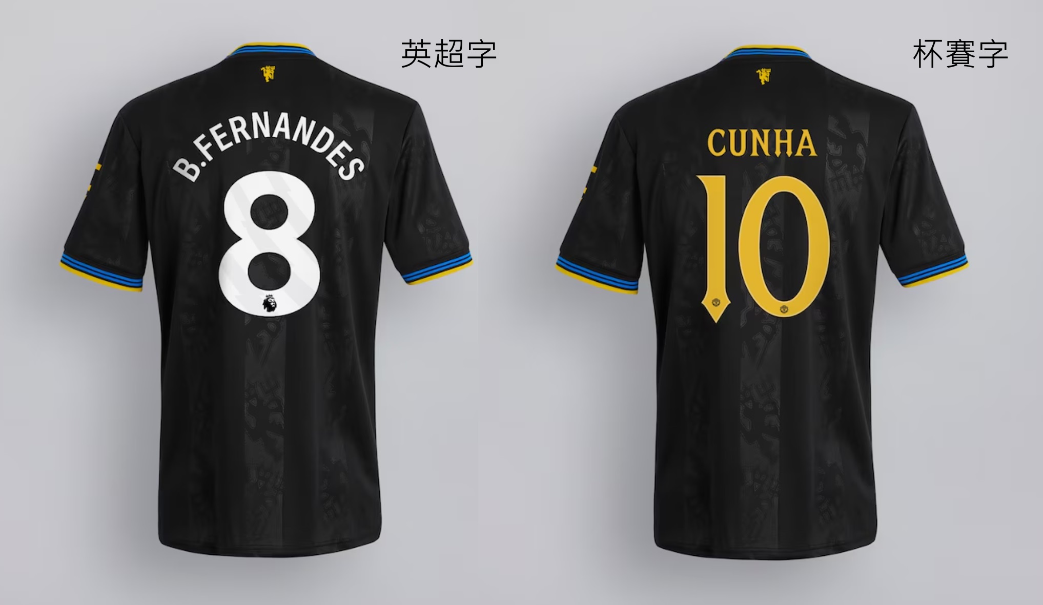 25-26曼聯二客球員版球衣