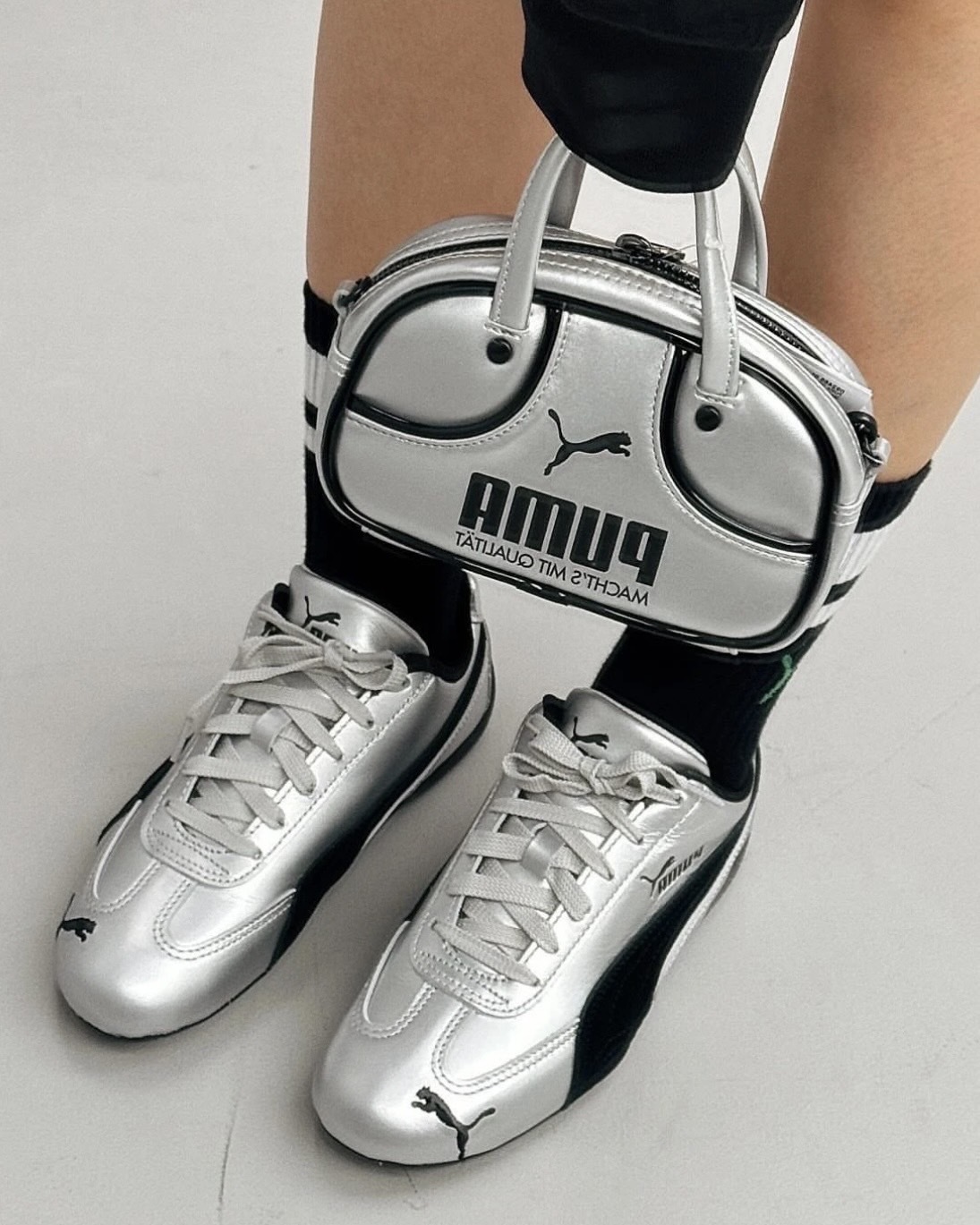 【現貨】Puma Speedcat Metallic 液態銀黑 灰銀 賽車鞋