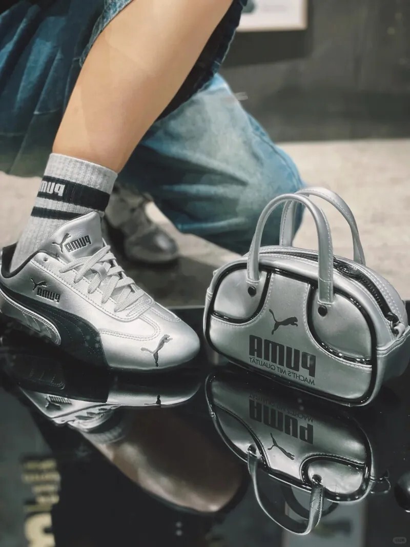 PUMA Speedcat OG "Metallic Silver" 銀黑 銀速 Rosé朴彩英代言同款 麂皮 復古 休閒 賽車鞋 403689-01