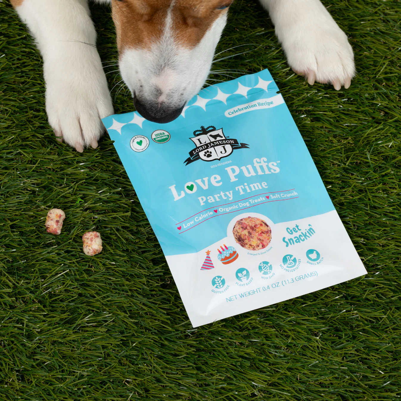 【Lord Jameson 樂健森】田園派對能量泡芙隨身包(狗狗專用）