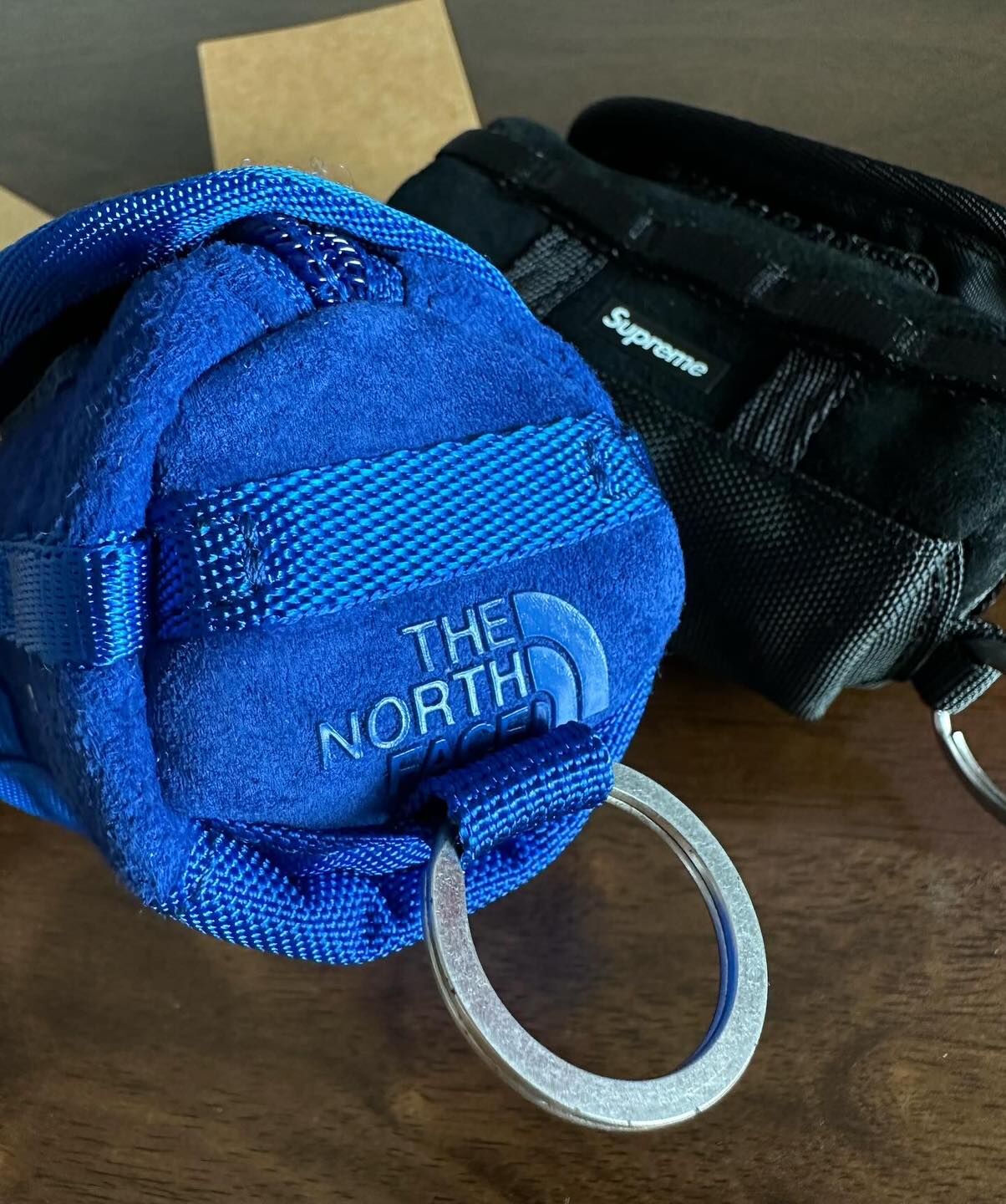 Supreme x The North Face® Suede Base Camp Duffle Keycha
