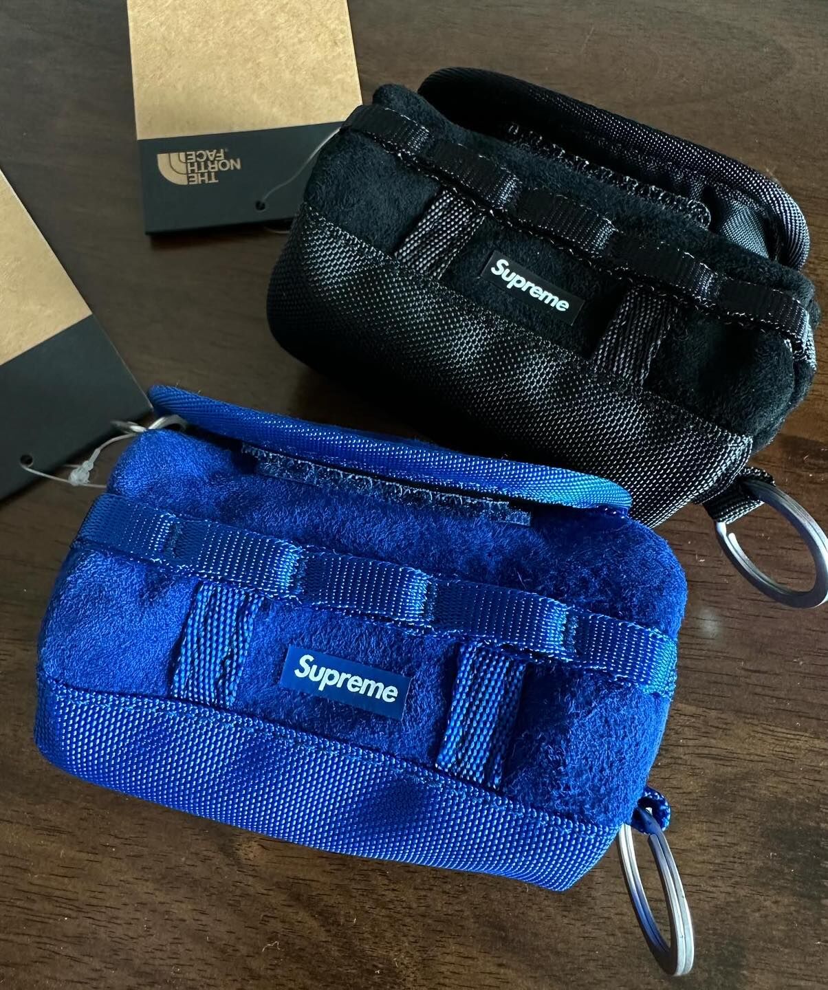 Supreme x The North Face® Suede Base Camp Duffle Keycha