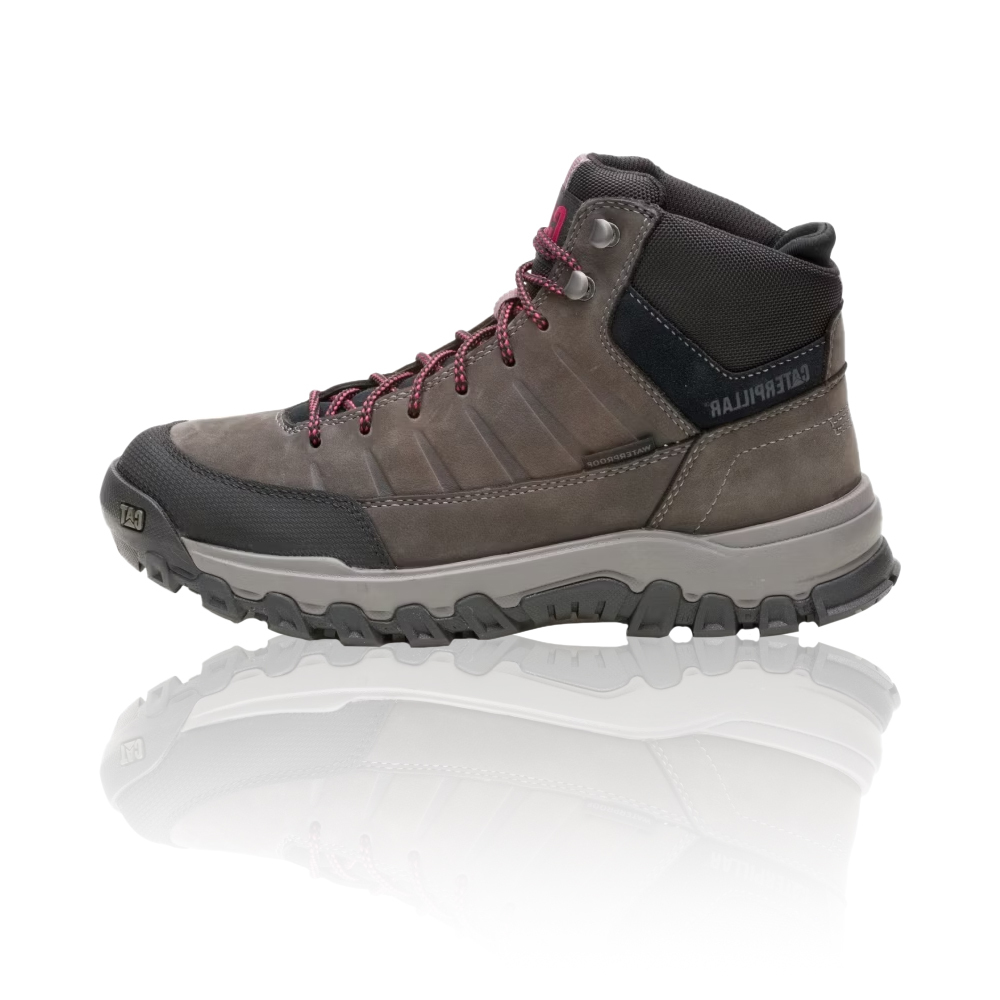 CAT CA726201 臨界反彈防水中筒靴 百搭灰 男款