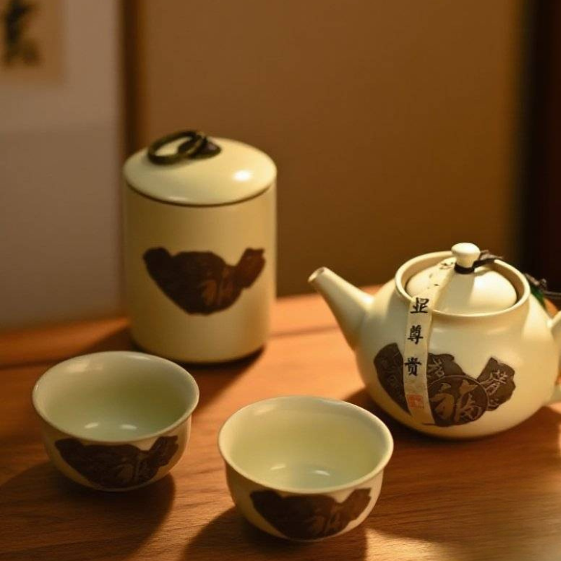 中國汝瓷泡茶組－天青之藝