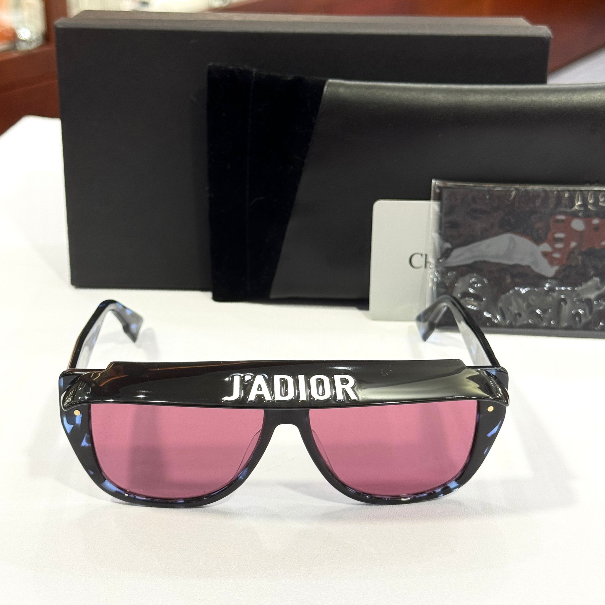 全新DIOR太陽眼鏡 JBWU1 DIOR CLUB 2 藍黑色框 紫色鏡片 JADIOR #BRAND NEW #香榭站正品