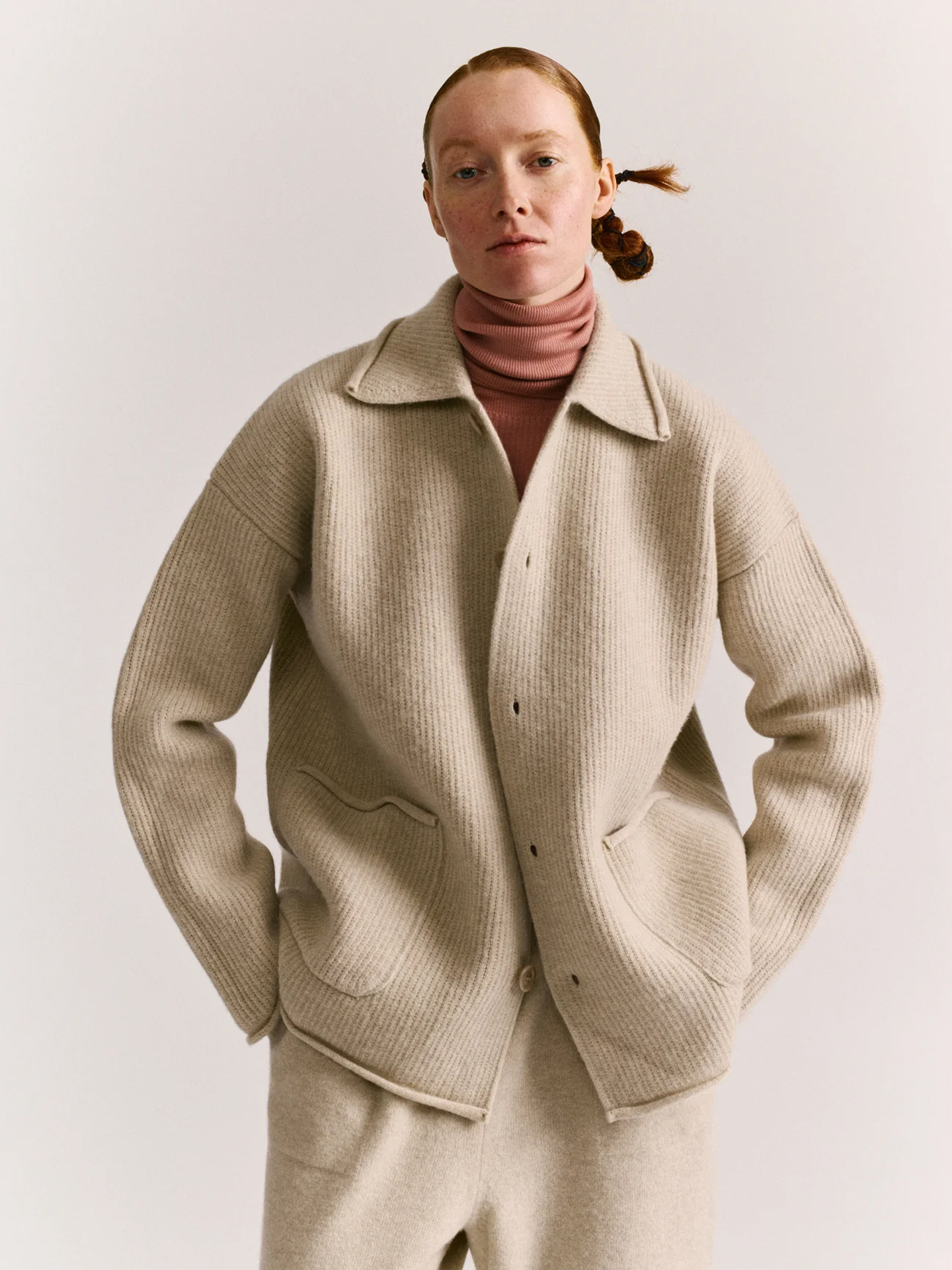 Casey Casey Rove Jacket Wooly 1 Light Grey