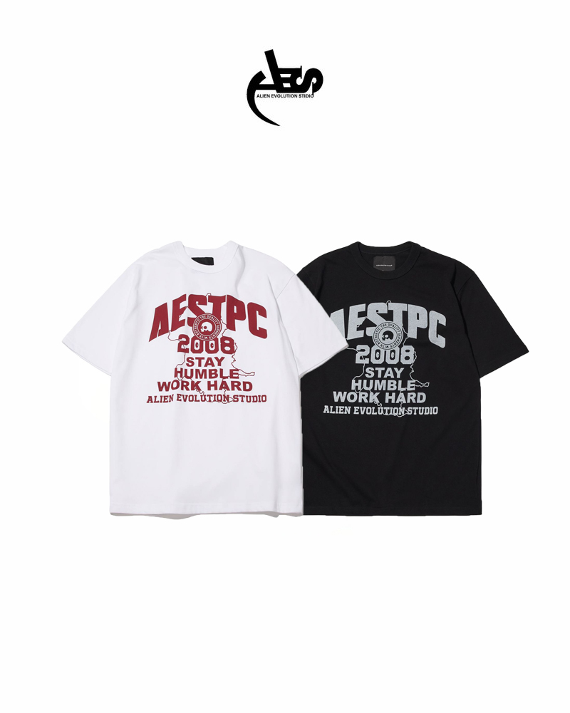 AES 短袖T 白/黑 25 S/S TAIPEI CITY TEE