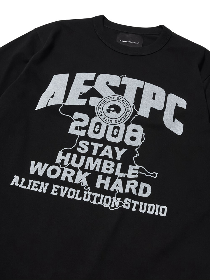 AES 短袖T 白/黑 25 S/S TAIPEI CITY TEE