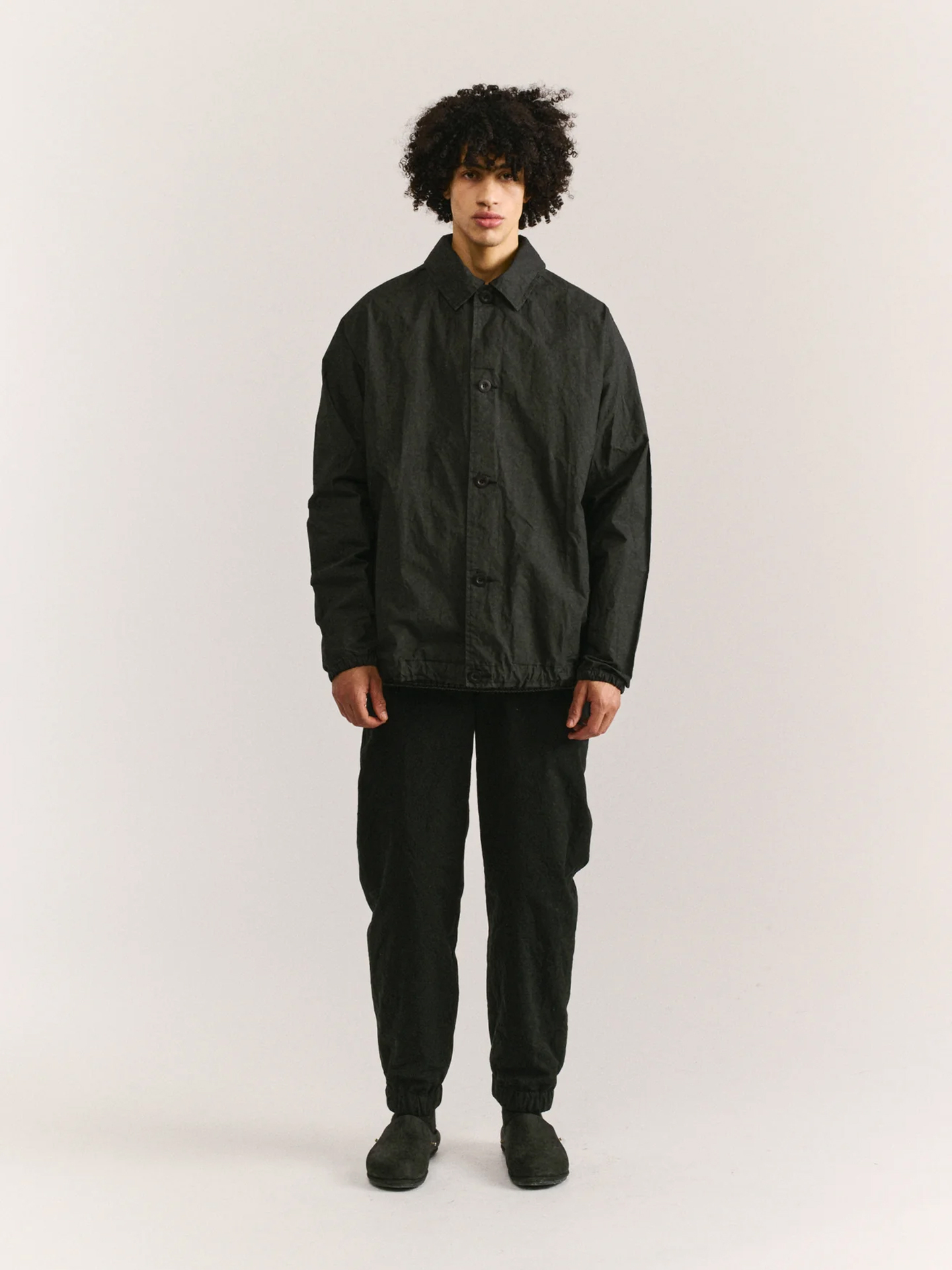 ジャケット・アウター CASEY CASEY 11HM72 H WAX black Casey Casey Peche Blouson Pigment Wax Rye