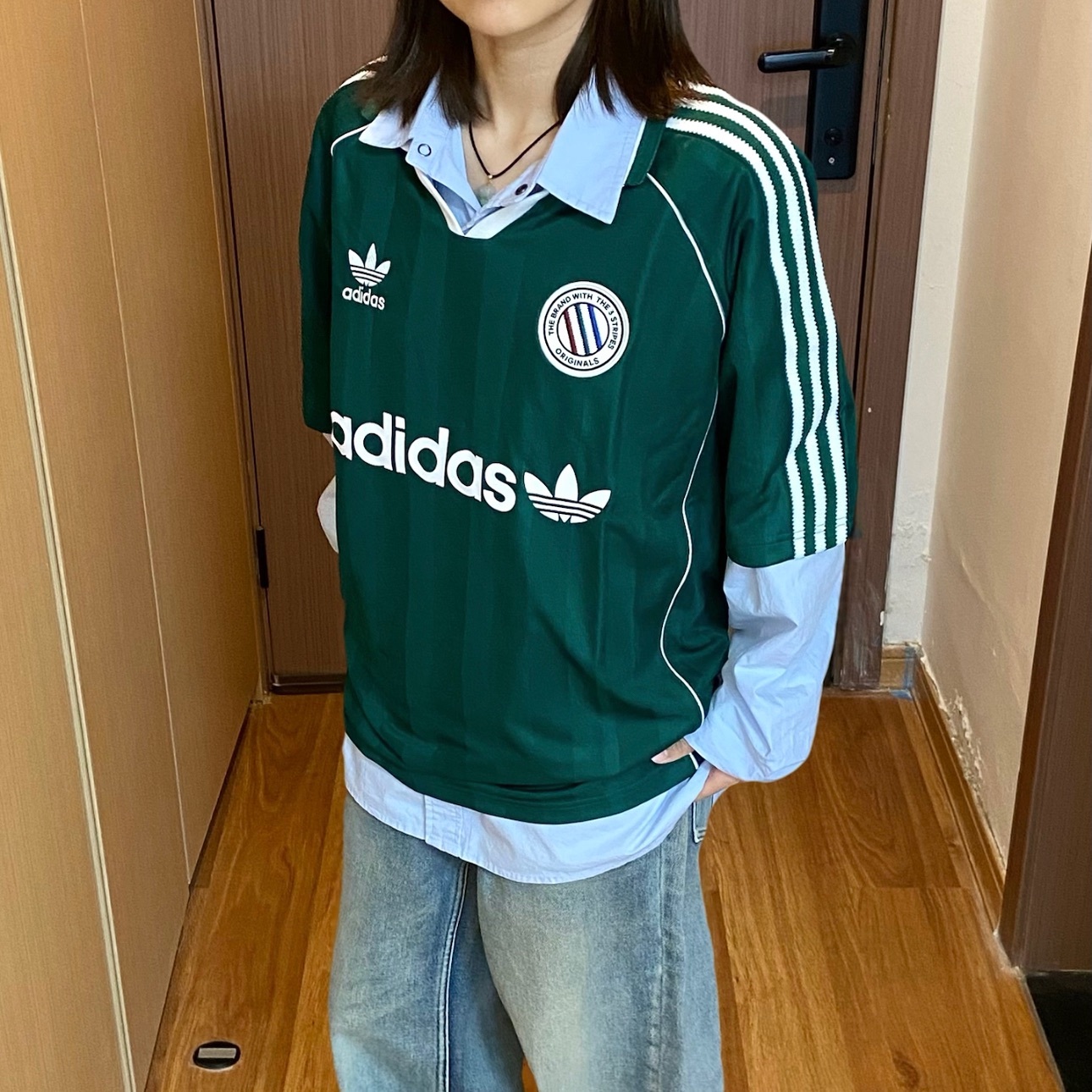 Adidas Originals Polo 條紋短袖 足球風運動上衣 kc0127 kc0128