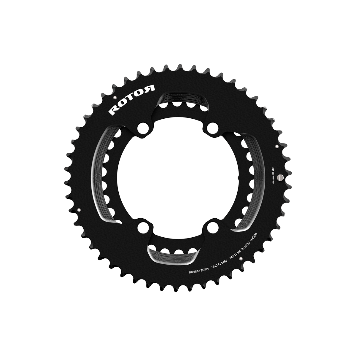 ROTOR CHAINRING ROUND RINGS 2X BCD110X4 12-11S