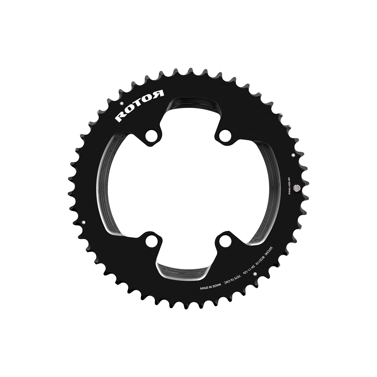 ROTOR CHAINRING ROUND RINGS 2X BCD110X4 12-11S