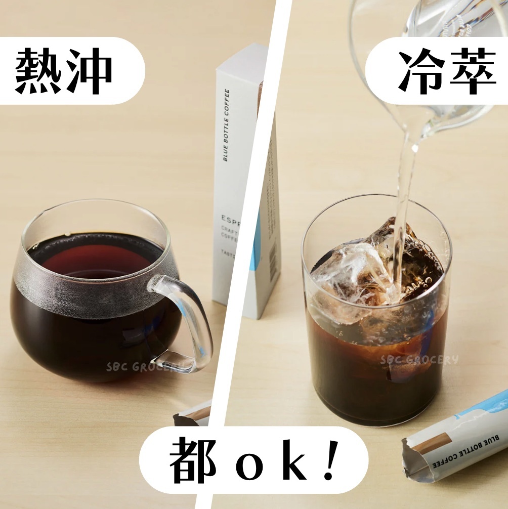 【24H出貨】𝗕𝗹𝘂𝗲 𝗕𝗼𝘁𝘁𝗹𝗲 藍瓶速溶咖啡粉盒裝5入(中深烘焙)