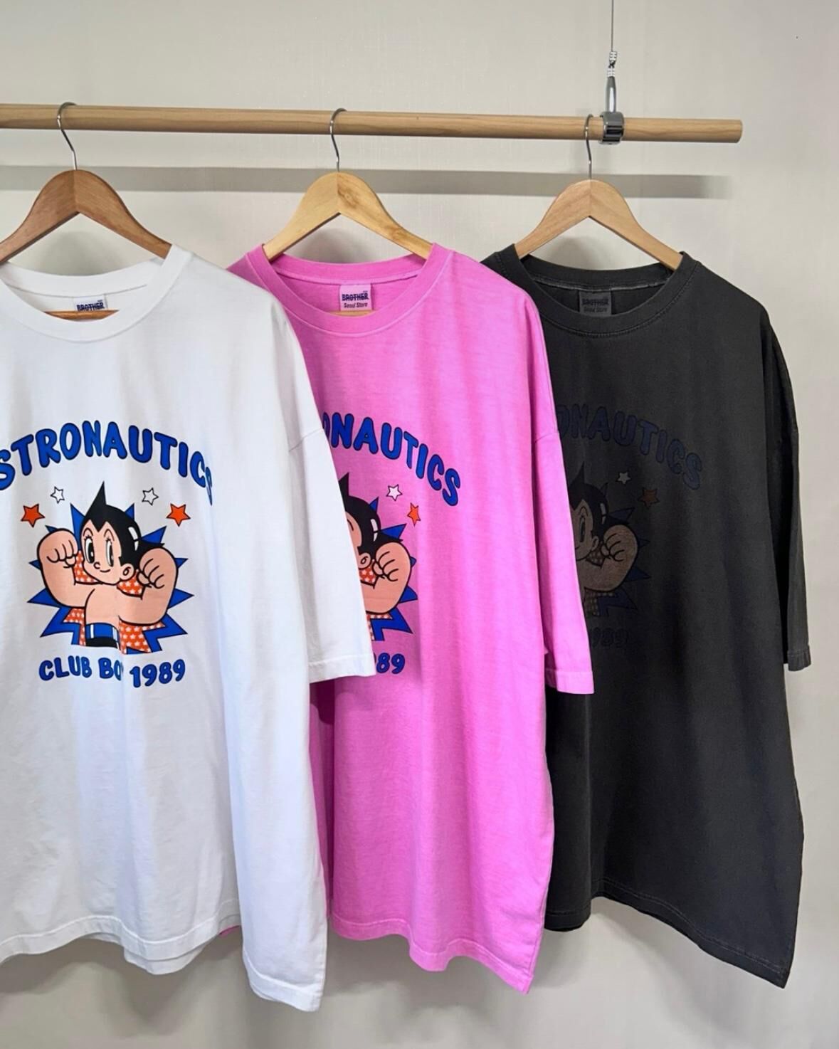 OverSize洗水卡通圖案英文字短袖Tee MB-004T