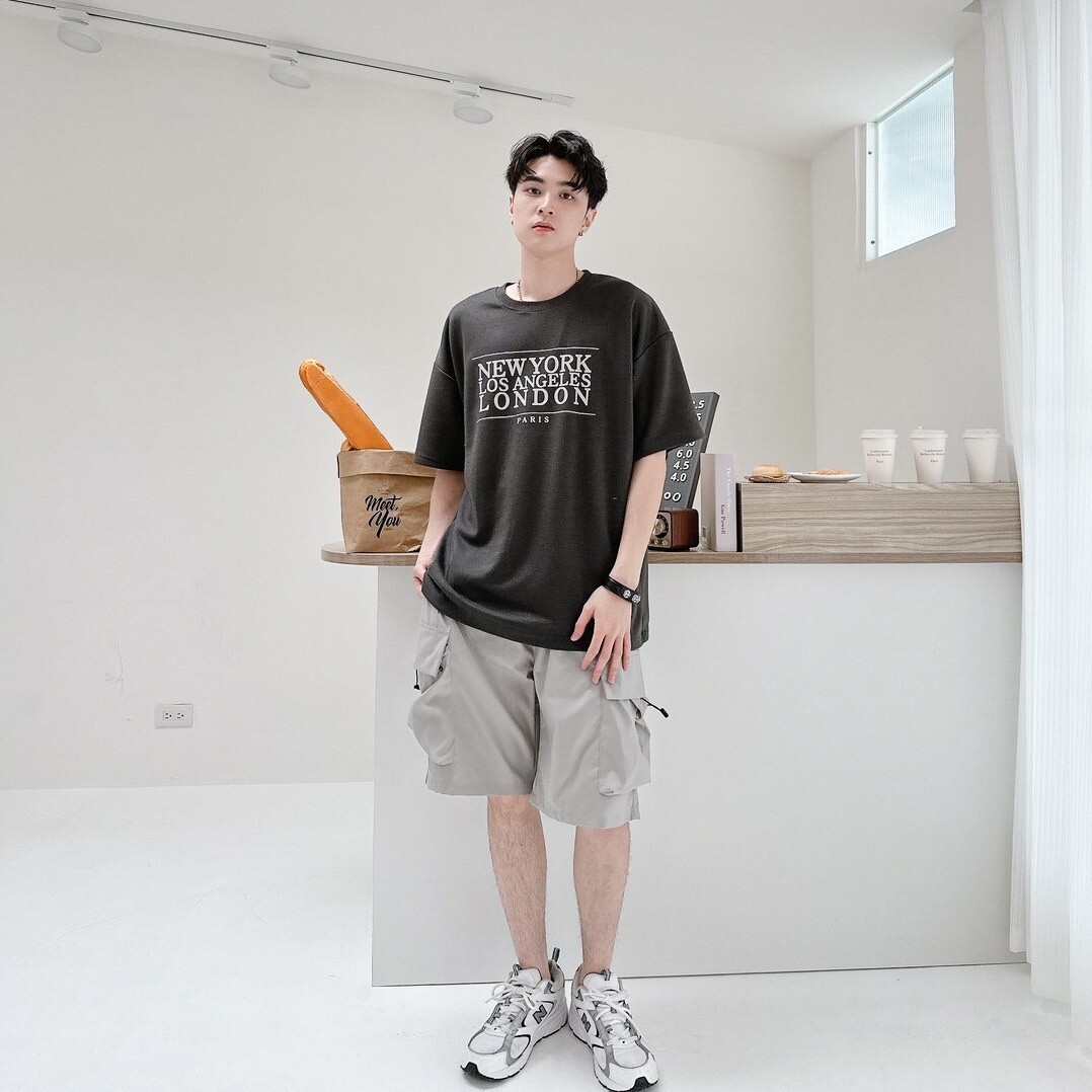 尼龍口袋短褲(5colors)