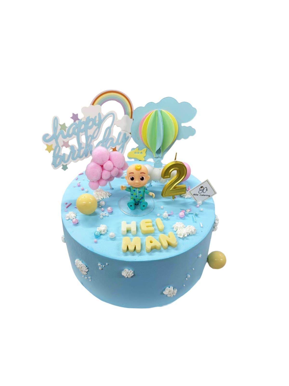 Cocomelon主題蛋糕（請備註要粉藍或粉紅）