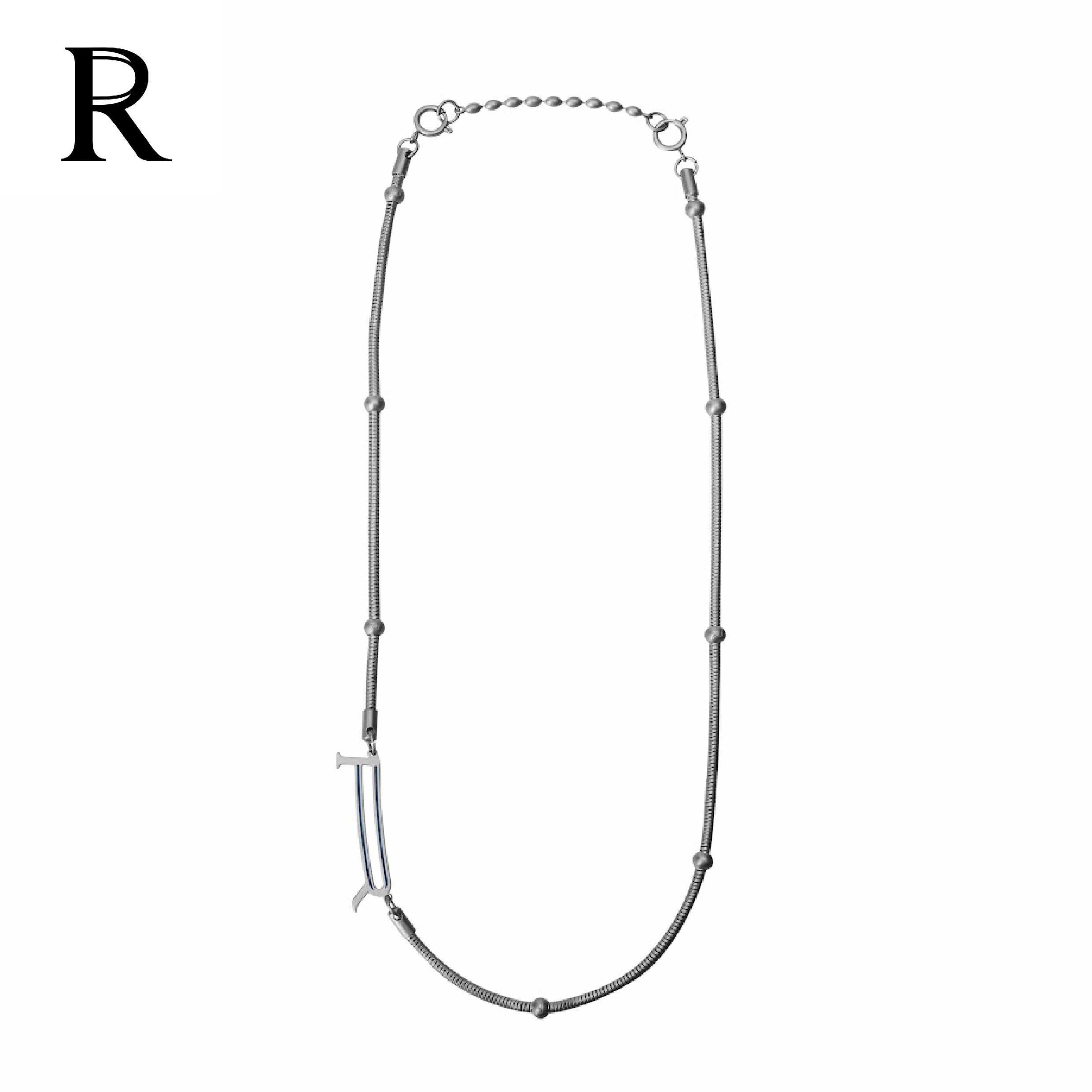 RECOVERY Node Liquefaction "R" Necklace 節點 液化項鍊