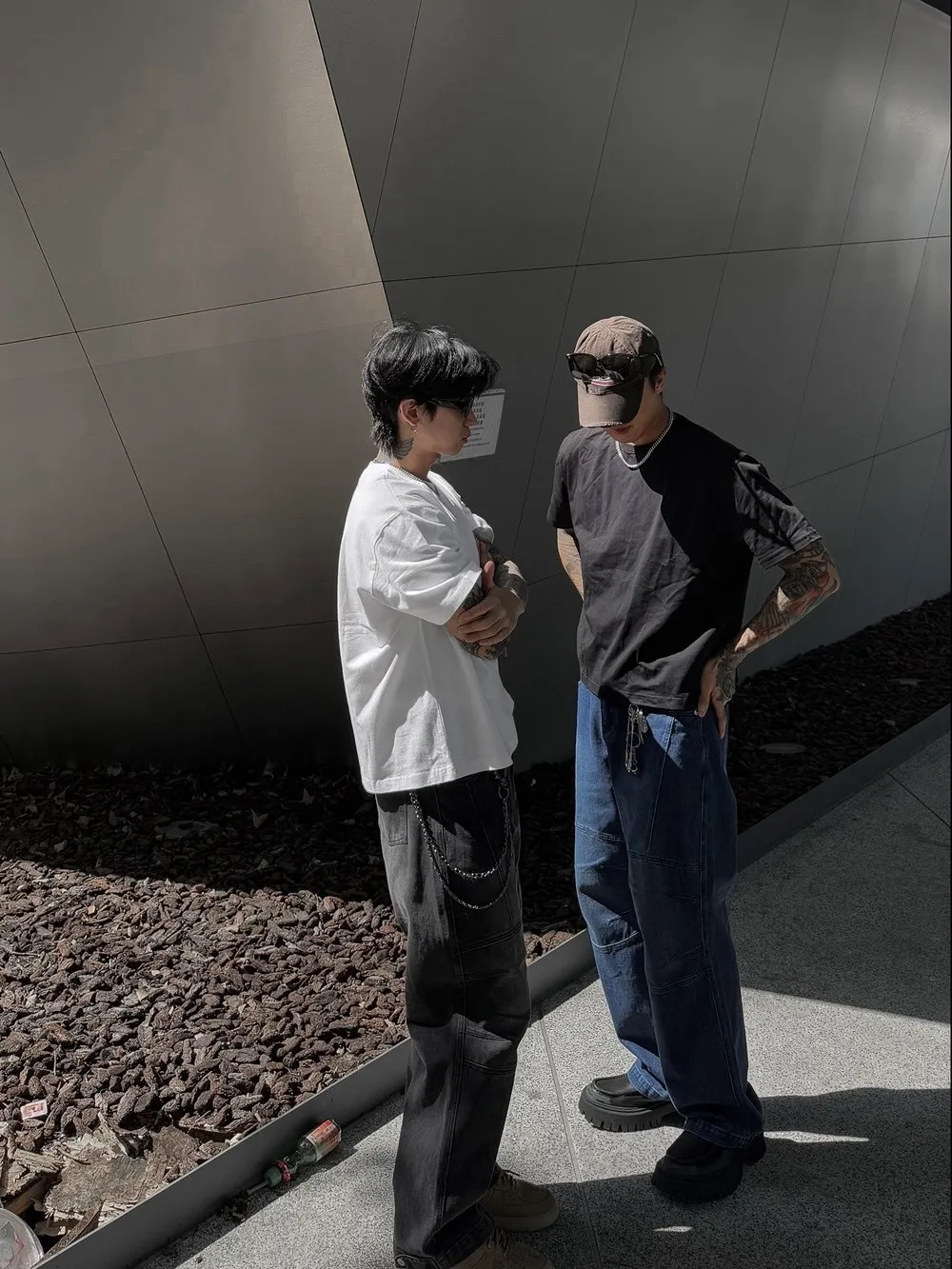 BOXY 百搭 打底 修身 質感 短寬 短袖