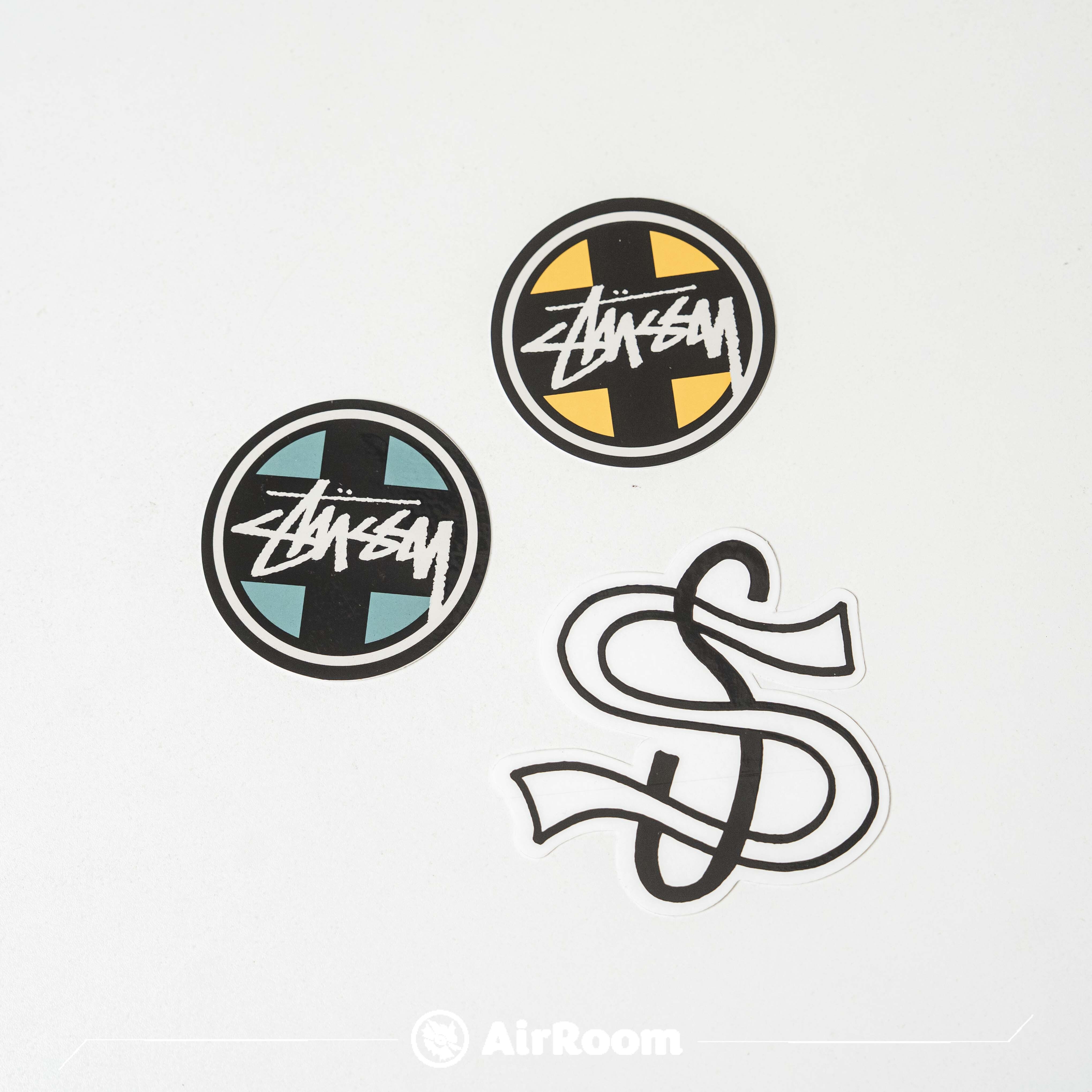 2025AW STUSSY S LOGO 圓形 貼紙 現貨