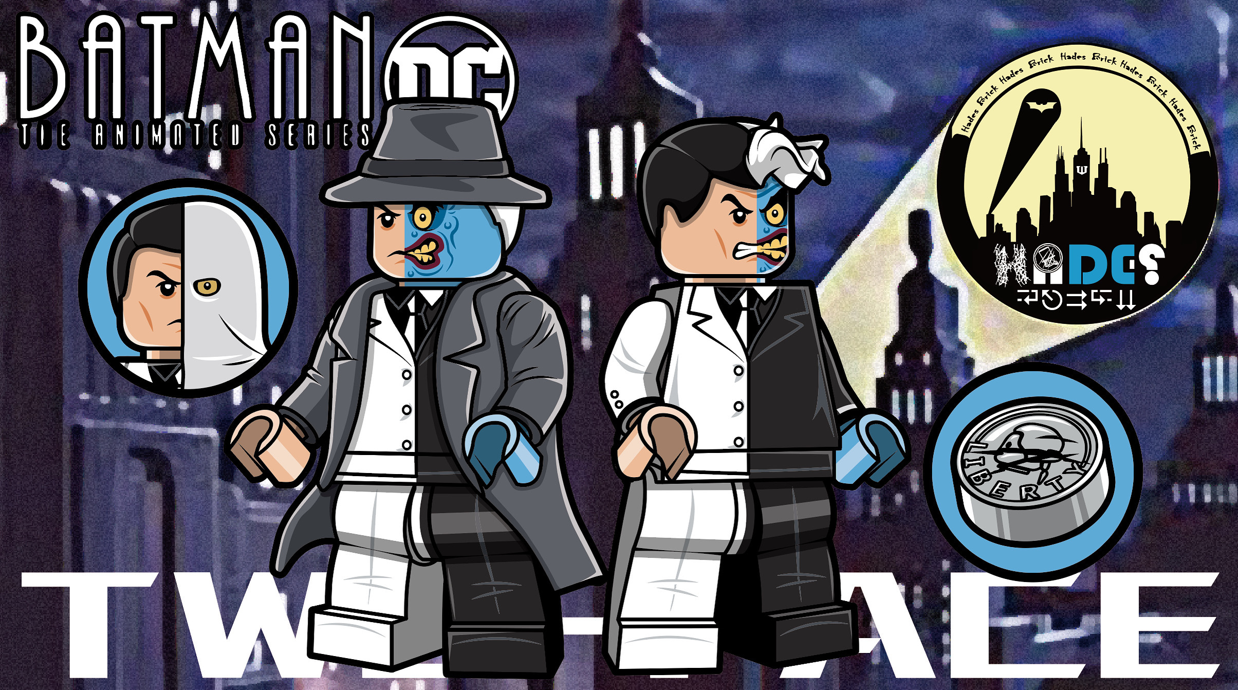 [Hades][Preorder] Two Face (A set of two) [PADprinted]