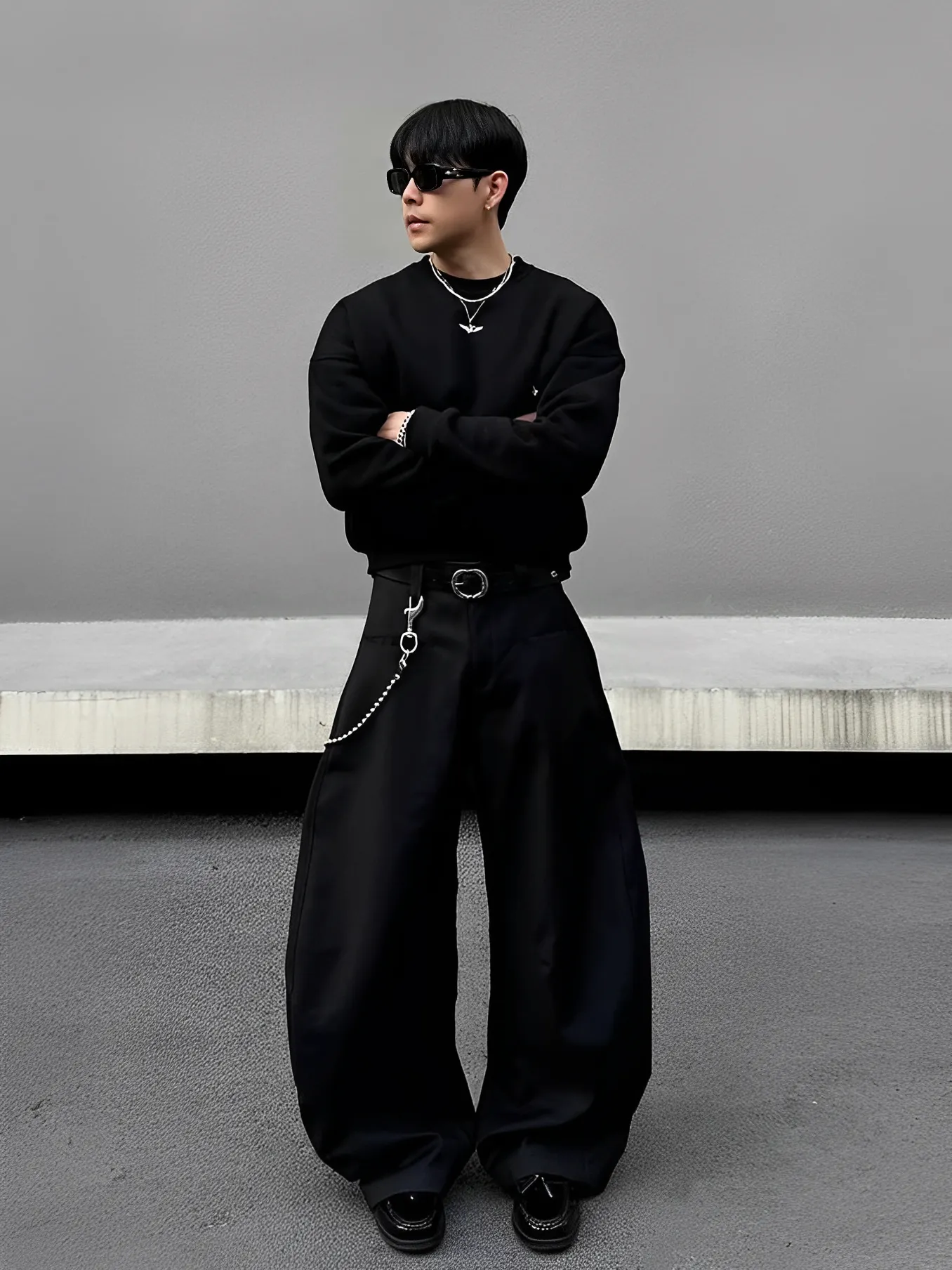 Cleanfit A字 抗皺 彎刀 西裝 長褲