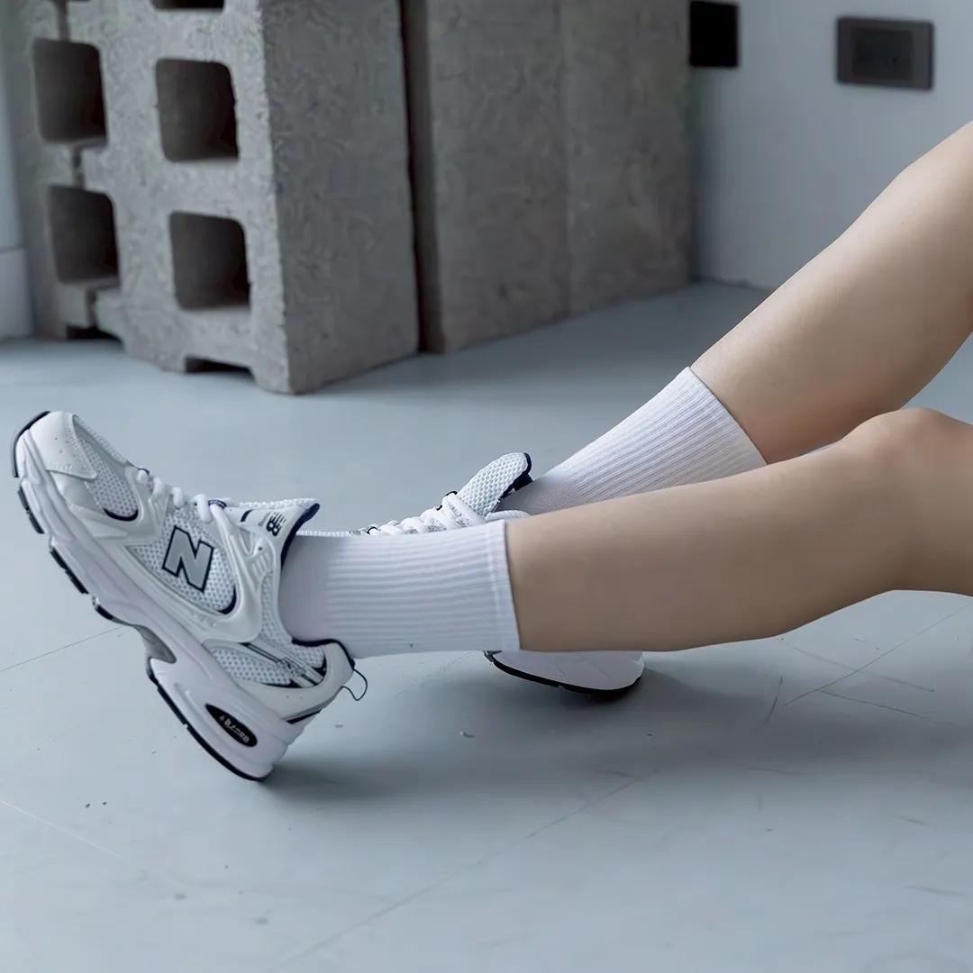 兩色 素面 百搭 長襪 襪子