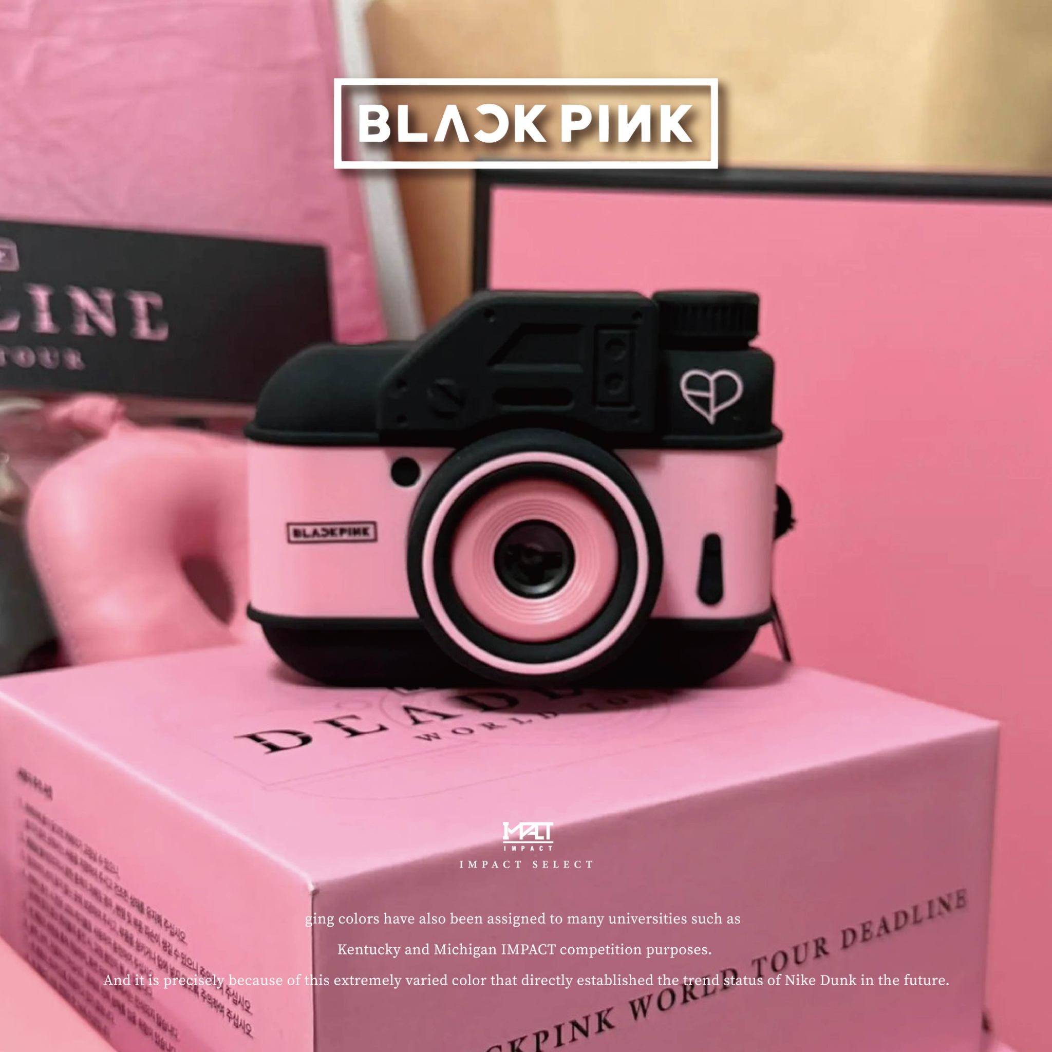 BLACKPINK DEADLINETOUR 25世巡紀念版 迷你相機