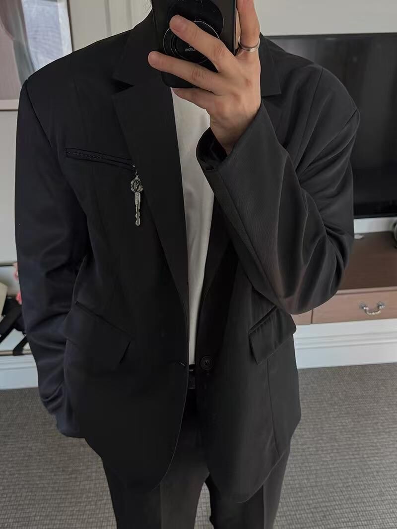 淨色西裝褸 tap-080JK