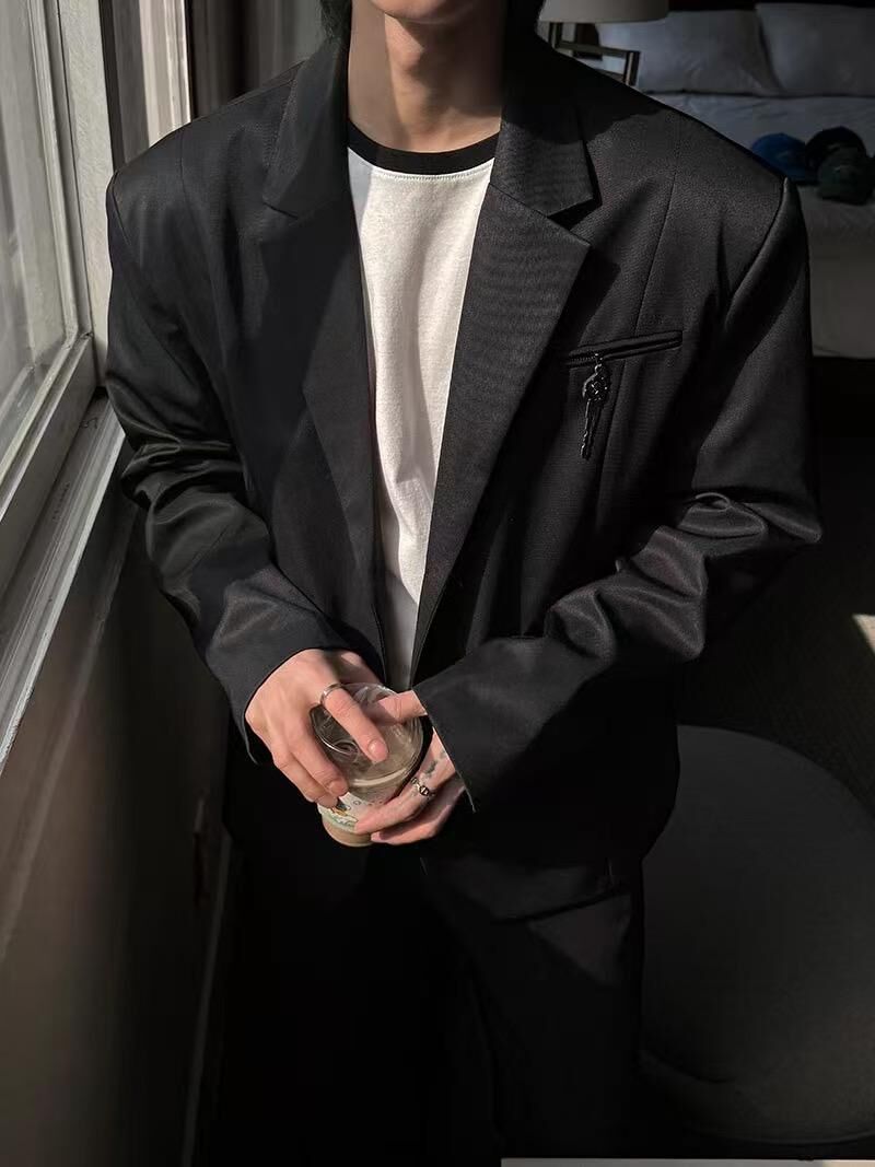 淨色西裝褸 tap-080JK