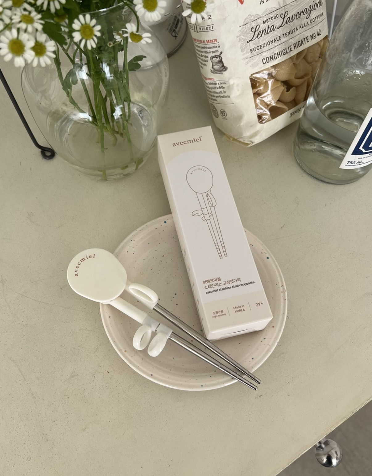 韓國 Avecmiel 不鏽鋼學習筷 (2y)