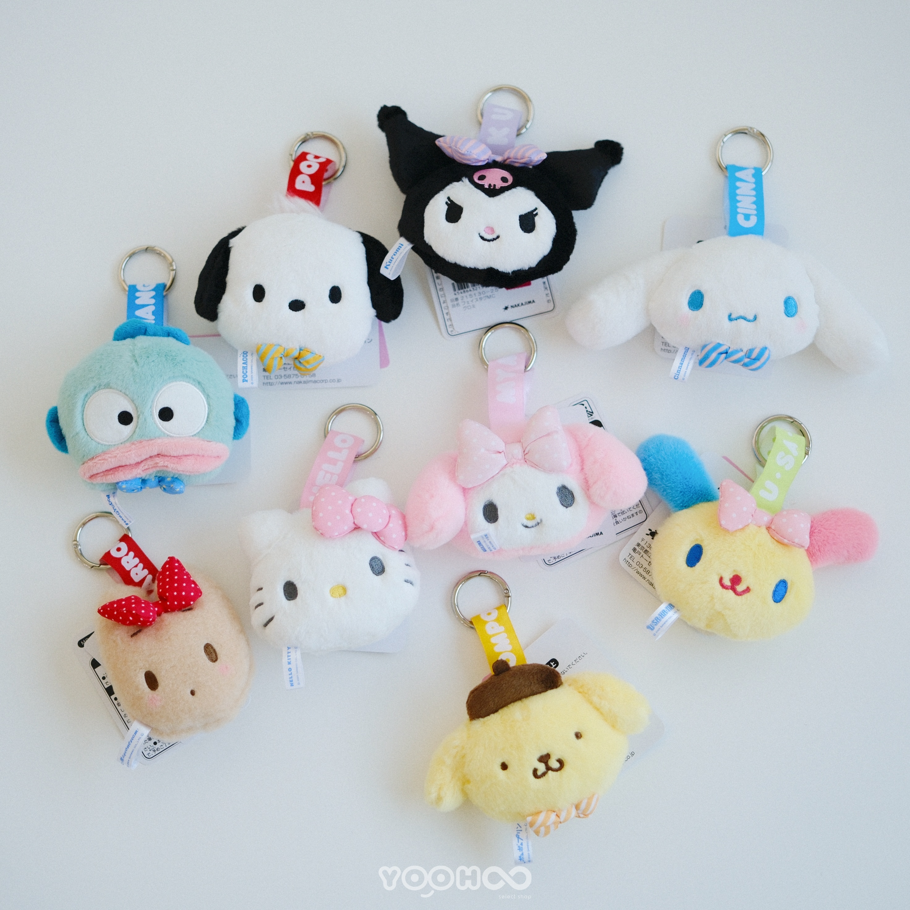 現貨┃三麗鷗 KITTY 布丁狗 大耳狗 帕恰狗 美樂蒂 酷洛米 醜魚 花小兔 兔媽媽 大頭 吊飾