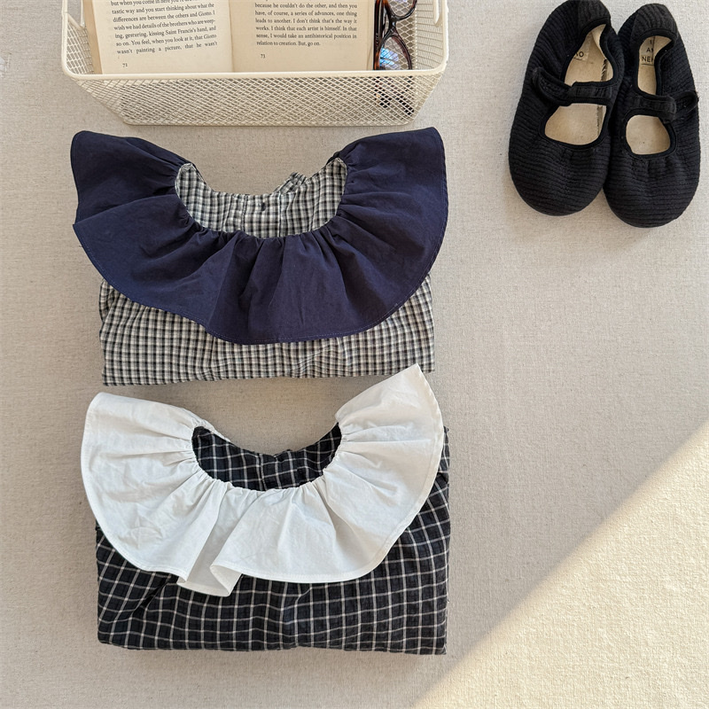 水洗棉娃娃袖上衣