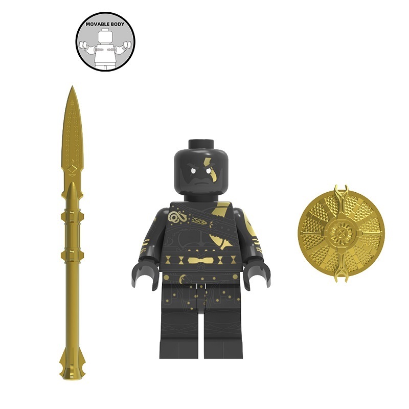 God of war armored kratos Custom Minifigures Fit Lego FT19