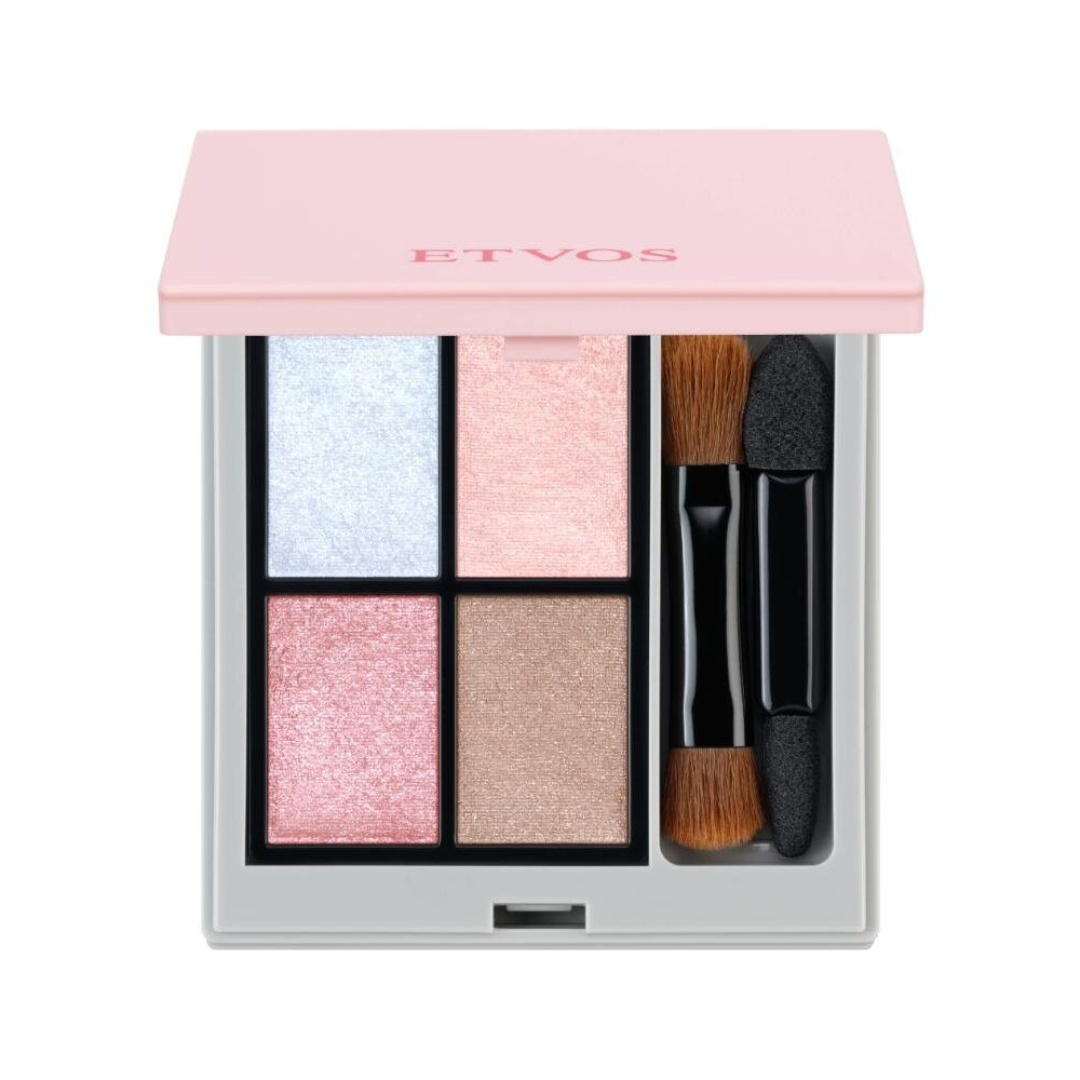 [限定] ETVOS Mineral Classy Shadow Quiet Glam FW 2025 礦物4色眼影彩盤