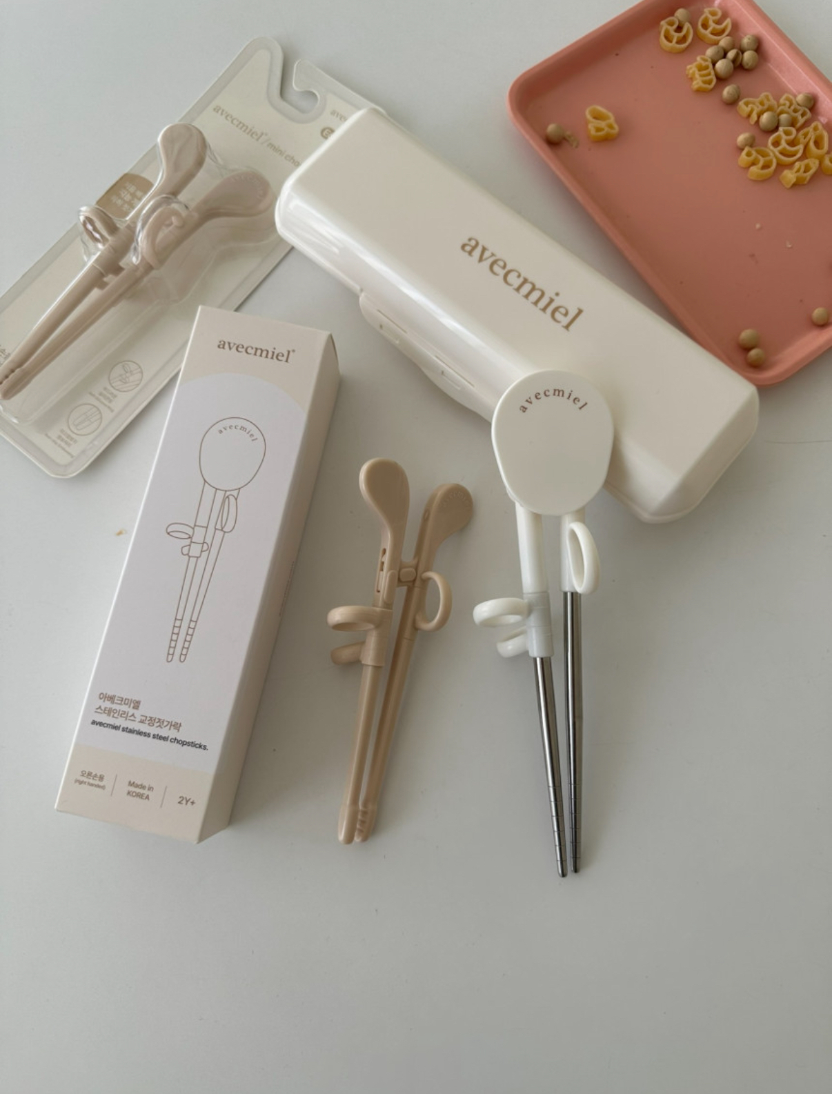 韓國 Avecmiel 學習筷 3雙優惠組