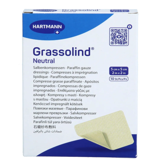 Grassolind® 非黏性中性軟膏油紗敷料 ｜德國製造 🇩🇪