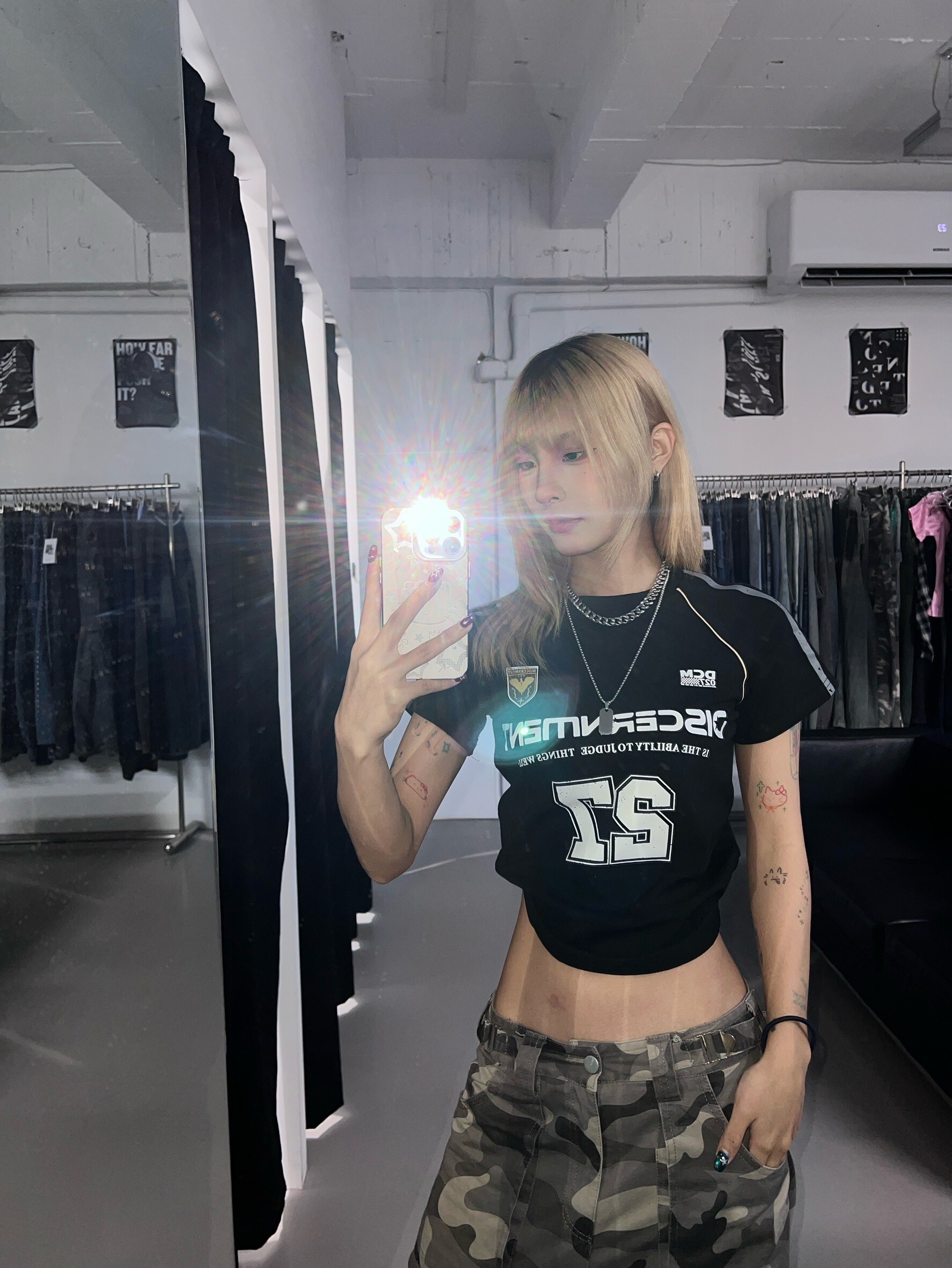 (GOAL) DCM 女生短版 數字 球衣 復古 修身 27