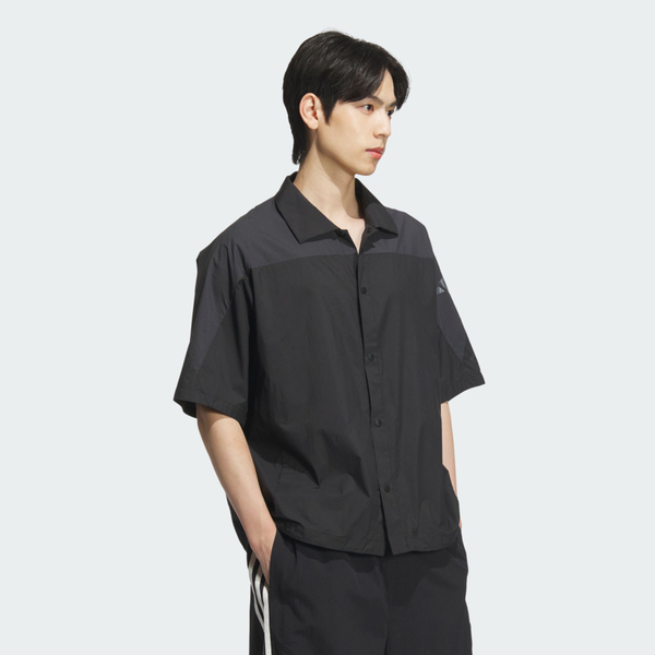 Adidas Th Lw Shirt JZ8404 男 襯衫 短袖上衣 黑 亞版
