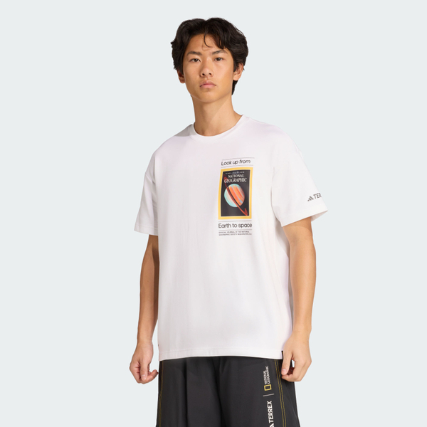 Adidas Ng U Ar F Gfx T KC2349 男女 T恤 運動上衣 休閒短袖 白 亞版