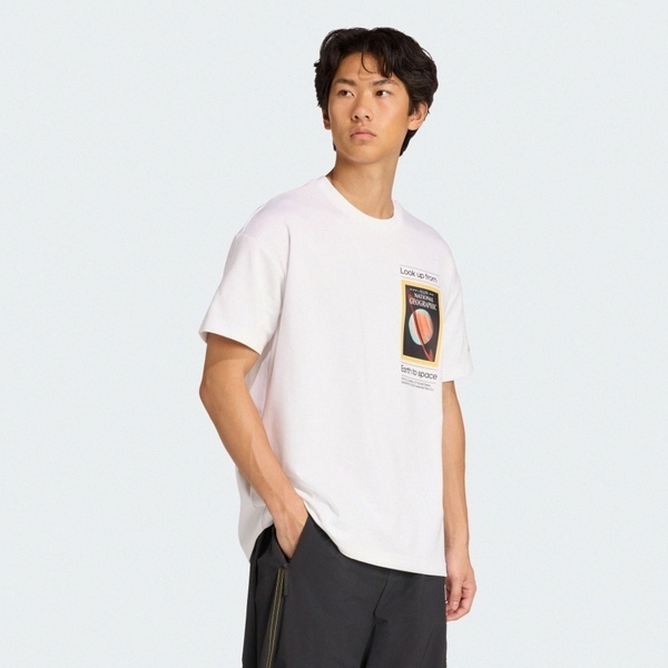 Adidas Ng U Ar F Gfx T KC2349 男女 T恤 運動上衣 休閒短袖 白 亞版