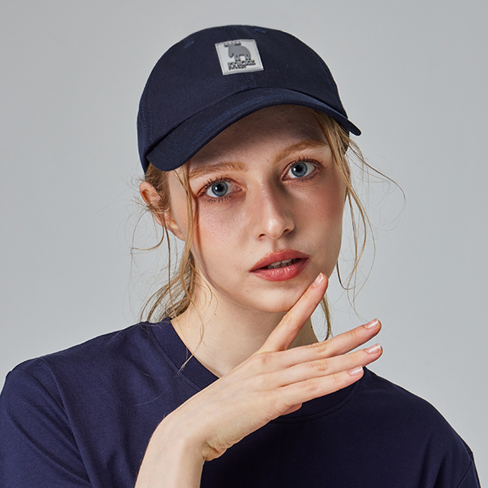 moz瑞典 駝鹿 涼感 棒球帽(深藍)