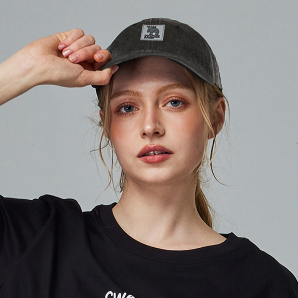 moz瑞典 駝鹿 涼感 棒球帽(水洗灰)