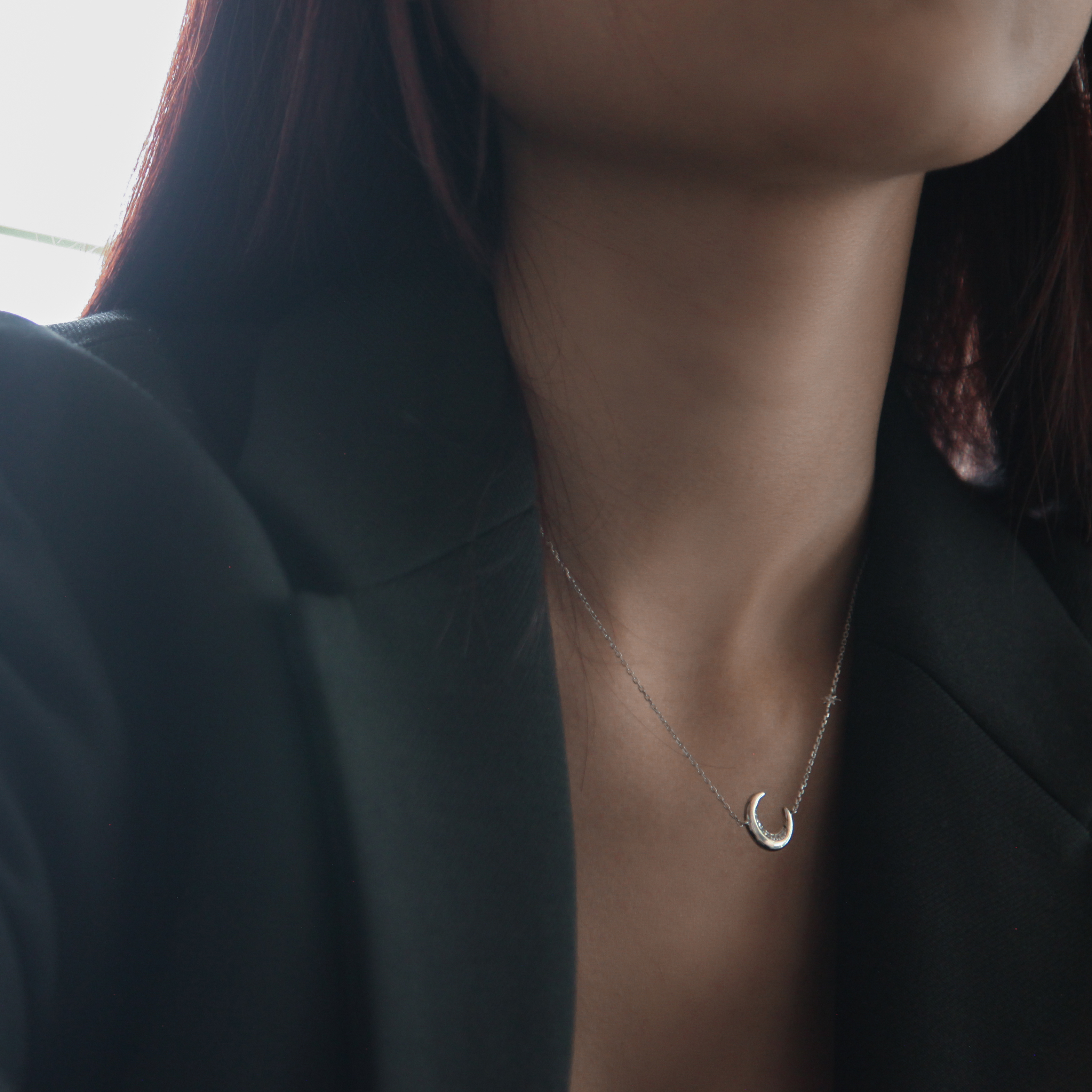 925純銀項鍊,星星月亮設計的獨家設計款式