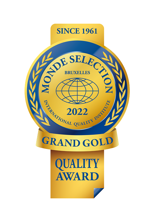 [請填寫：Monde Selection 國際品質評鑑特級金獎標章圖片描述]