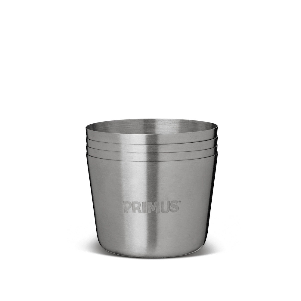 PRIMUS Shot Glass Stainless Steel 4pcs 不鏽鋼杯4入 0.1L 741540 [HappyOutdoor]