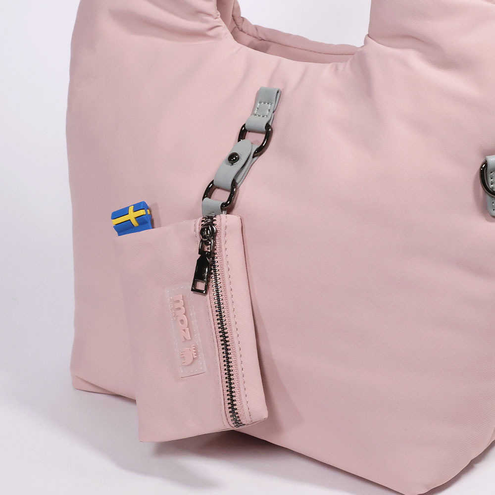 moz瑞典 駝鹿 雲朵 菜籃包(藕霧粉)M