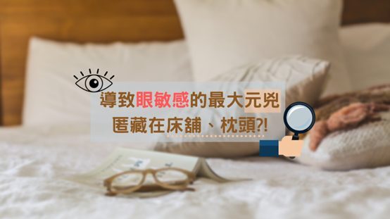 眼敏感與塵蟎關係示意圖