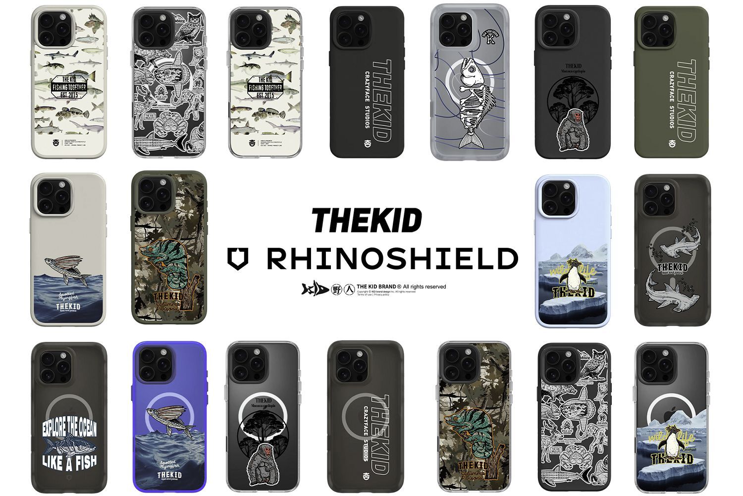 KID ® x RHINOSHIELD 犀牛盾 防摔手機殼 第七彈（請勿下標）