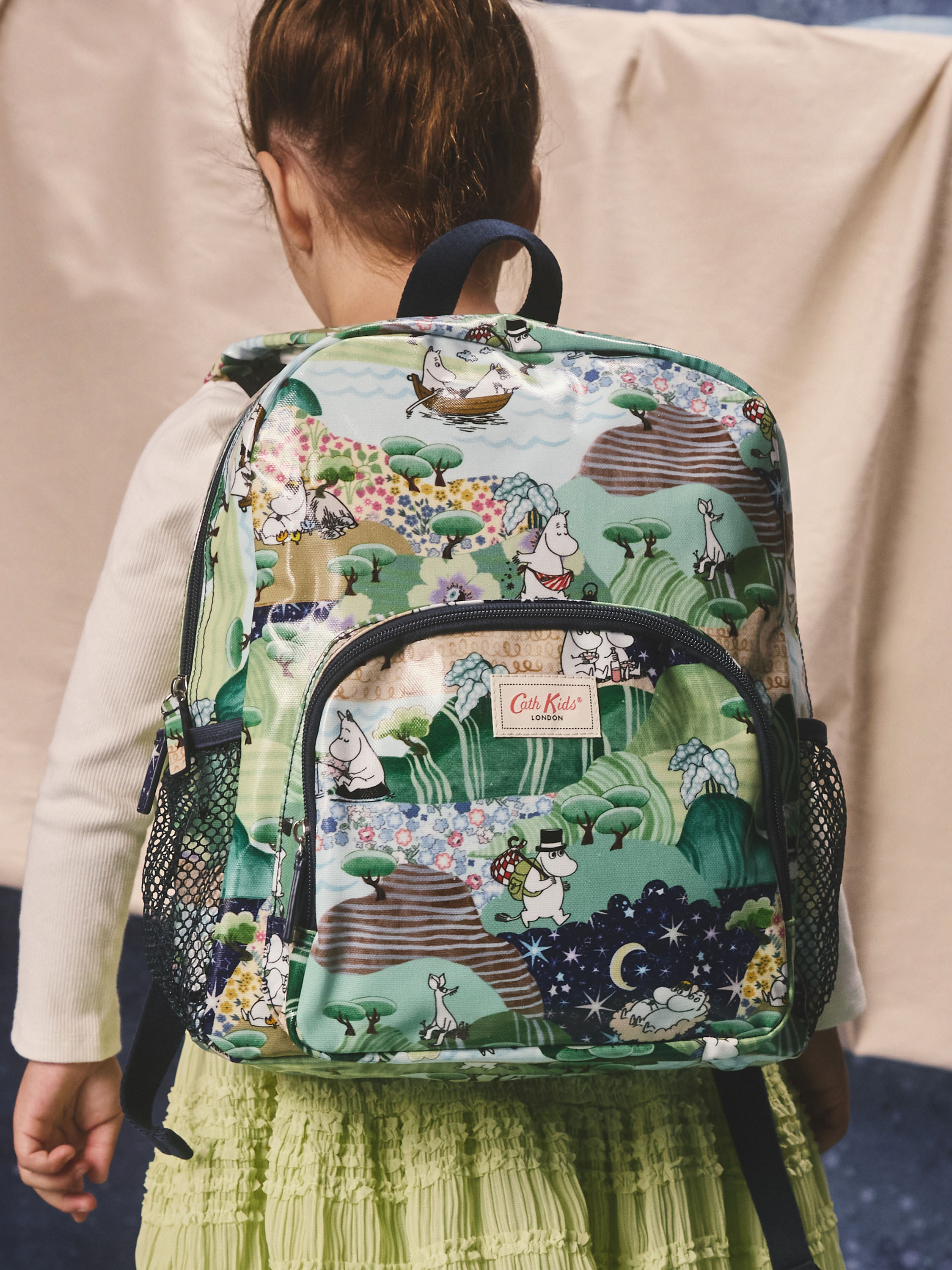 Moomin Valley 基本款大童防潑水後背包(6-7歲)